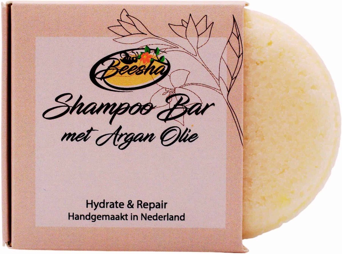 Beesha - Shampoo Bar Hydrate & Repair - Vegan - Sulfaatvrij - Parabeenvrij - CG Proof