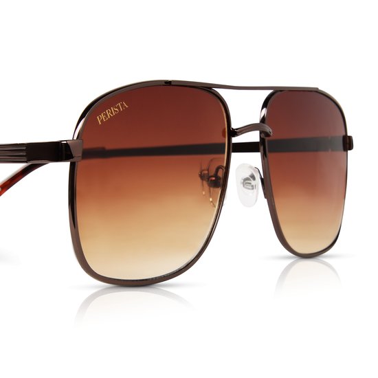 Perista Zonnebril Pilot 008 - Heren - Zonnebril - Zomertrend - Bruin — afbeelding 4