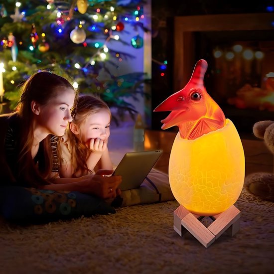 Dinosaurus Speelgoed Lamp - Dino Verlichting Pterosaurus - 16 Kleuren van Jocestyle — afbeelding 5