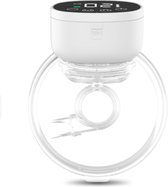 Bol.com Elektrische Draadloze Borstkolf – 2 Stuks - Handsfree & Draagbaar – Dubbele Borstkolf – Zwart – 27 Verschillende Standen... aanbieding