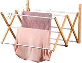 Etendoir mural bambou 71x59x45cm