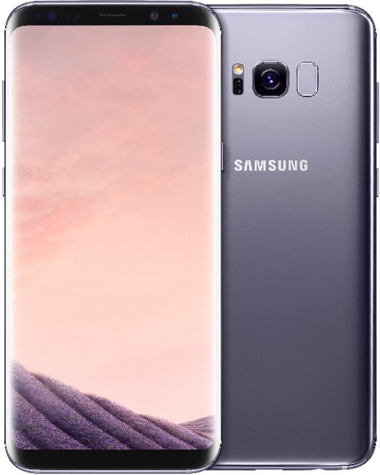 Samsung Galaxy S8+ smartphone 6.2″ Super AMOLED scherm, 12MP camera, 64GB, waterdicht IP68, grijs