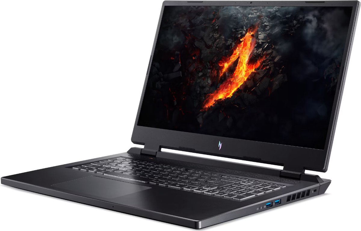 Acer Nitro 17 AN17-42-R1GA AMD Ryzen™ 7 8845HS Laptop 43,9 cm (17.3") Quad HD 32 GB DDR5-SDRAM 1 TB SSD NVIDIA GeForce RTX 4070 Wi-Fi 6E (802.11ax) Windows 11 Home Zwart — afbeelding 4