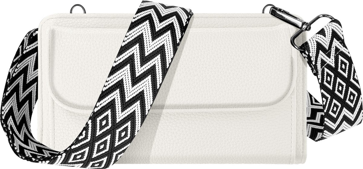 Alta Moda, Handtas Leuke Leren Portemonnee, Wit