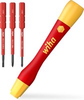 Wiha Fijnschroevendraaierset PicoFinish® slimVario® electric 4-delig met slimBits - 43167