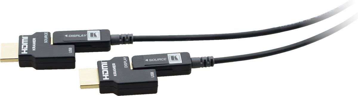 Kramer Electronics CLS-AOCH/60-33 HDMI kabel 10 m HDMI Type D (Micro) Zwart
