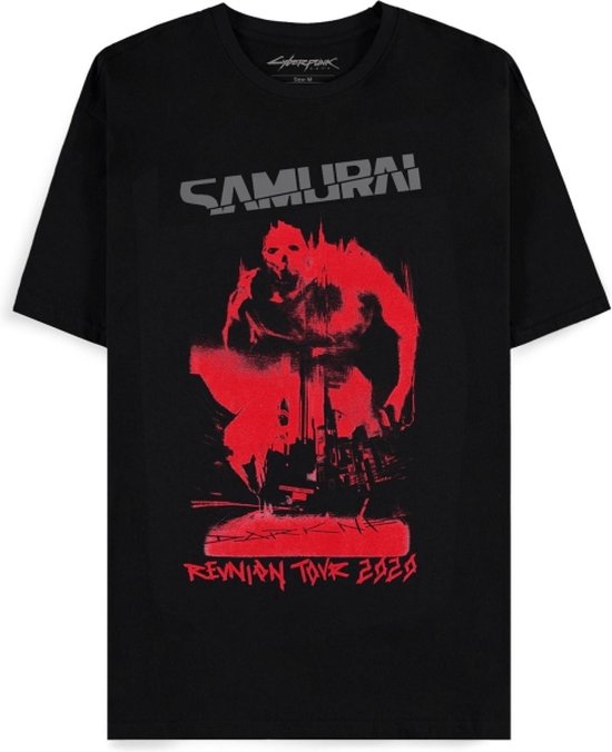 Cyberpunk 2077 - Samurai Reunion Tour 2020 Heren T-shirt - zwart - XL