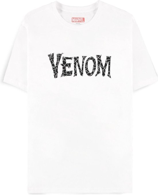 Foto: Marvel venom zwart logo t shirt wit s