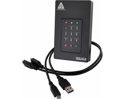 Apricorn Aegis Fortress FIPS Level 3 - Externe HDD - 1TB