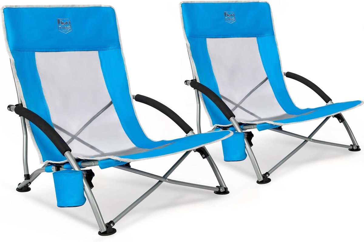 WOLTU 2x Chaise Pliante Camping, Fauteuil Pêche Rembourré en Velours WOLTU 2x Chaise Pliante Camping, Fauteuil Pêche Rembourré en Velours