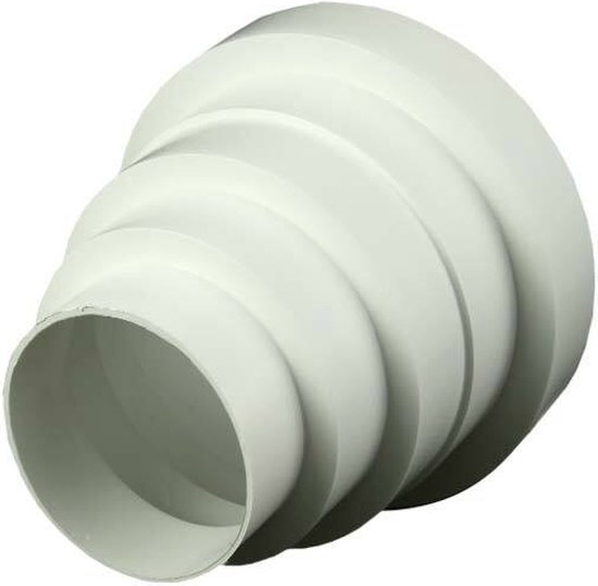 Adaptateur de ventilation en plastique universel pour diamètre 80 à 150 mm VA80