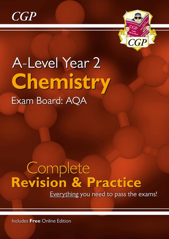 A-Level Chemistry: AQA Year 2 Complete Revision & Practice w ... - cover