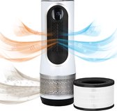 Bol.com Silvergear Luchtreinigers met HEPA Filter - Air Purifier 3-in-1 - Air Cleaner Hot & Cold - 80 m3 aanbieding