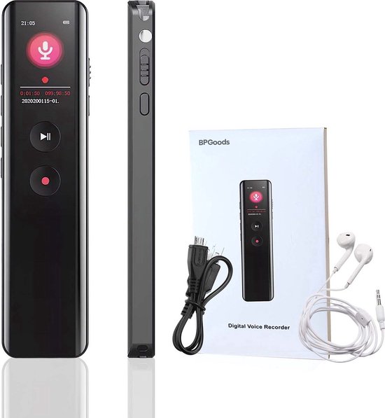 BPgoods® Digitale Voice Recorder met Ruisonderdrukking 16GB - Product - €29,95