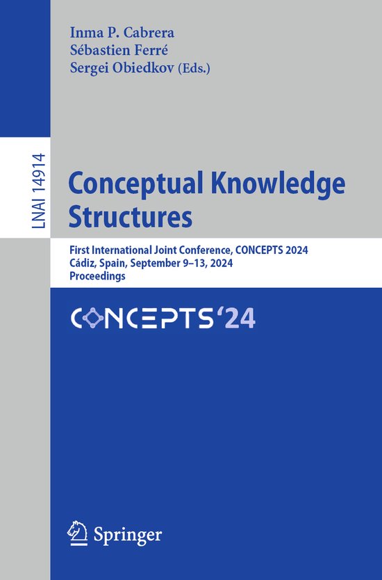 Lecture Notes in Computer Science14914- Conceptual Knowledge ... - cover