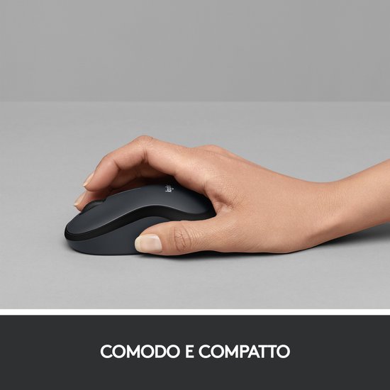 Logitech M220 Silent - Draadloze Muis - Grijs