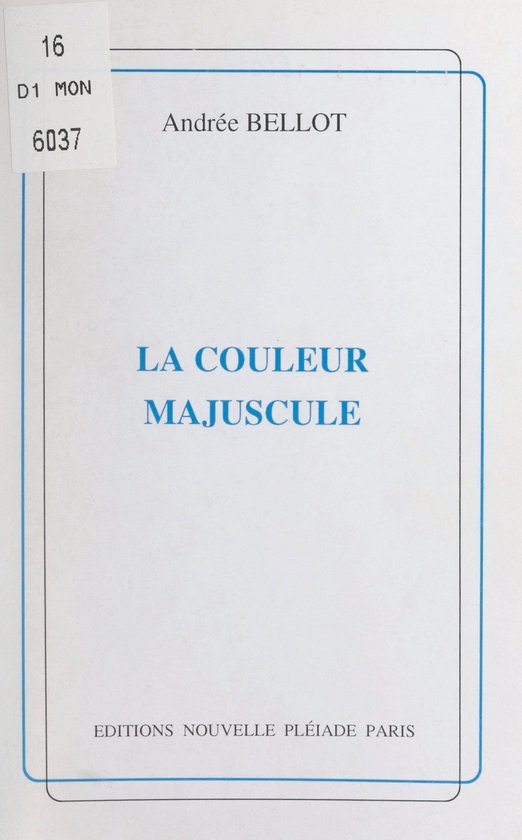 La couleur majuscule
