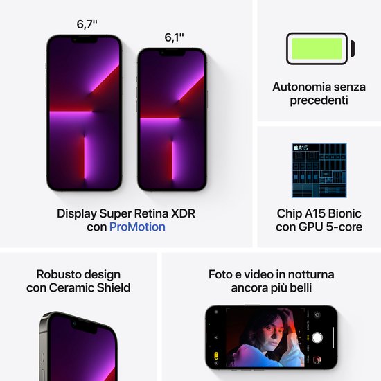 Apple iPhone 13 Pro Max - 128GB - Grafiet
