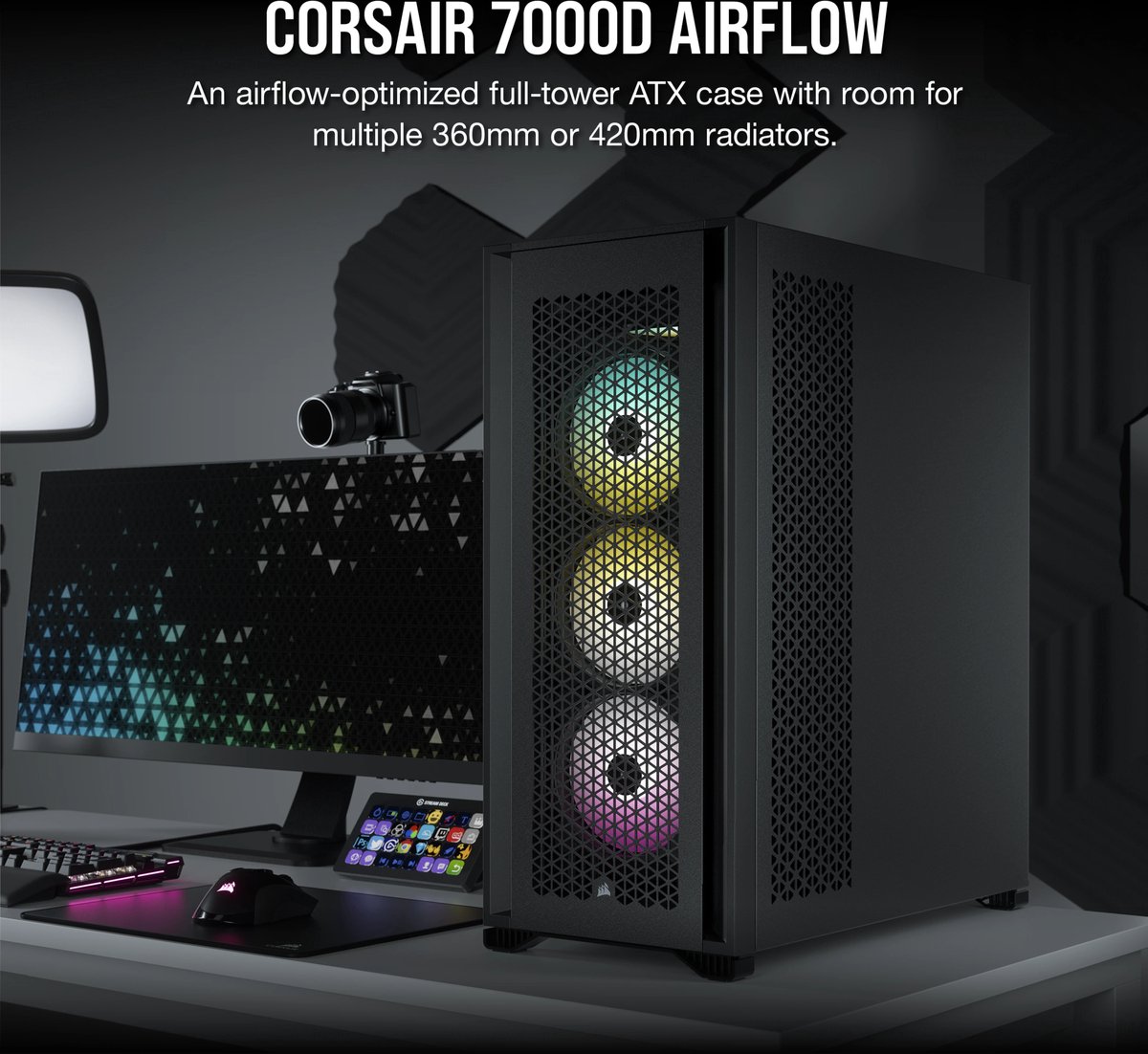 ATX Semi-tower Box Corsair 7000D AIRFLOW