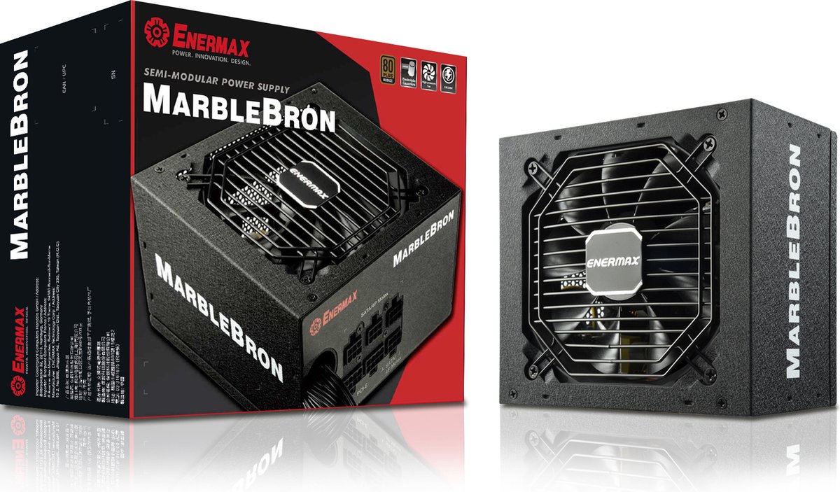 Enermax Marblebron Power Supply Unit 550 W 24-Pin Atx Atx Zwart voeding - afbeelding 6