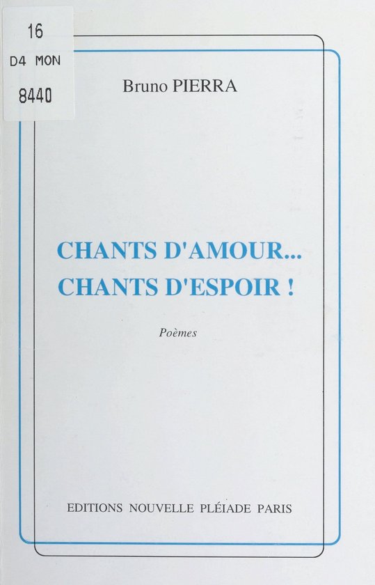 Chants d'amour... chants d'espoir !
