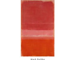 Kunstdruk Mark Rothko Untitles Red 1956 56x89cm