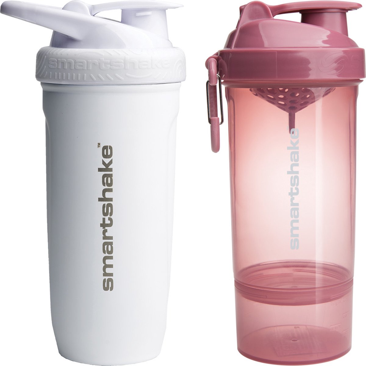 Goedkoopste Smartshake - 1x 800ml shakebeker - 1x 900ml RVS shakebeker