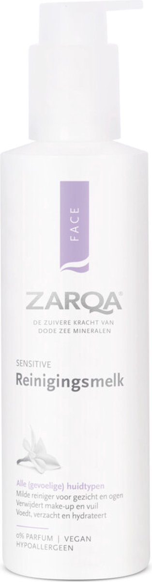 Zarqa Reinigingsmelk Sensitive 200 ml