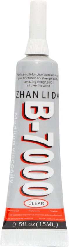 B7000 Lijm 15 ML transparante lijm voor smartphones, tablets, sieraden en veel meer
