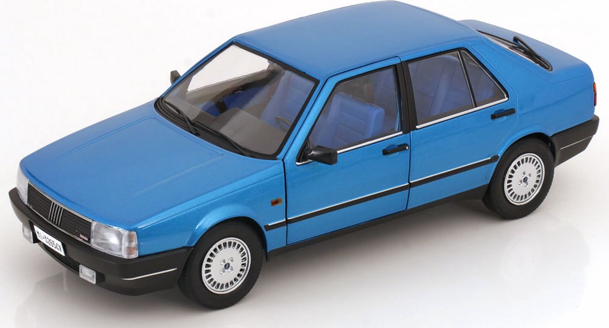 Fiat Croma 2.0 Turbo IE 1985 blauw metallic, Mitica 201002-D schaal 1/18