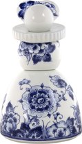 Proud Mary Royal Delft - Fleurs Classic - 17 cm - No. 2 - coffret cadeau de luxe - cadeau pour femme - statue - cadeaux hollandais - cadeau femme