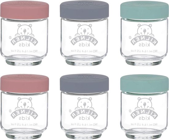 Kilner Kids Glazen Potten Set van 6