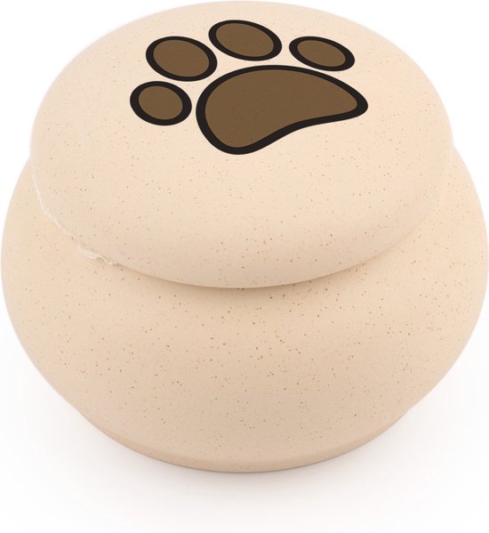 Foto: Zandstenen mini urn voor hond