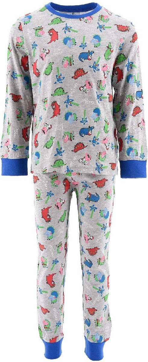 Peppa Georgers Pyjamaset Grijs Katoen Maat 98