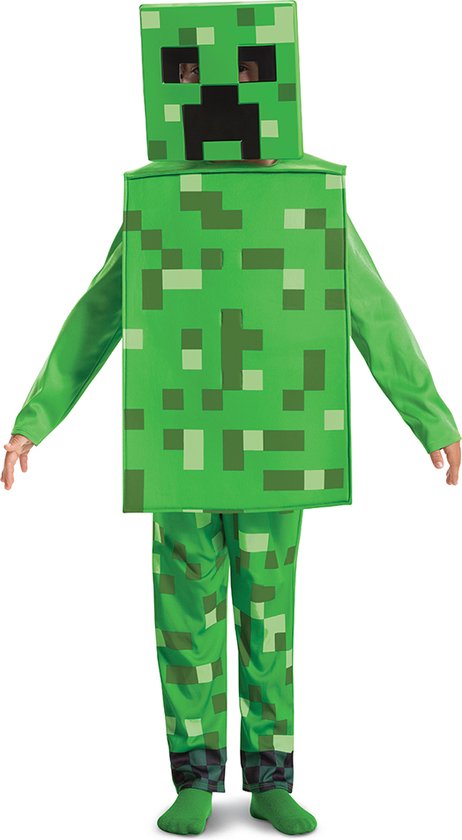 MINECRAFT (MOJANG), Creeper Fancy Aankleden, Maat S (4-6 jaar), Jongens