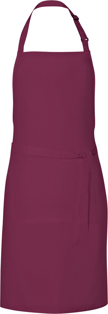 Grillschort met zak - Burgundy - 85 x 72 cm - Link Kitchen Wear