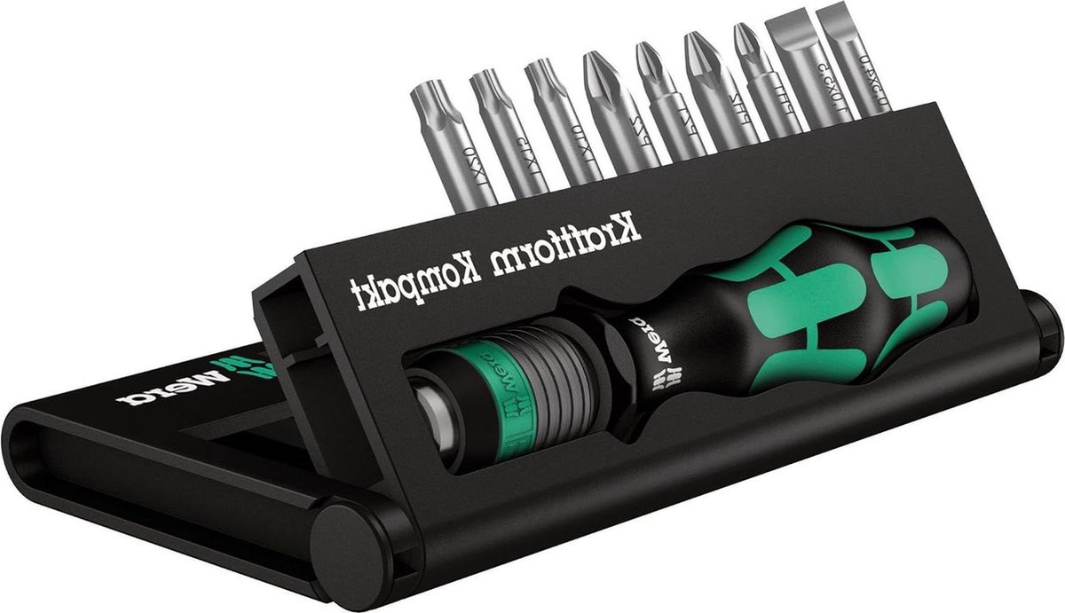 Kraftform Kompakt 10 10-delig 05056653001 - Schroevendraaierset met Houders