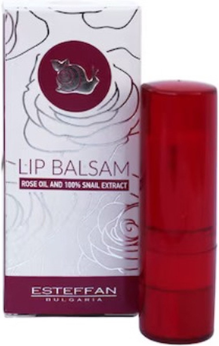 Bulfresh - Lip balsam met roos en slakken extract 5 ml (lipstick uitvoering)