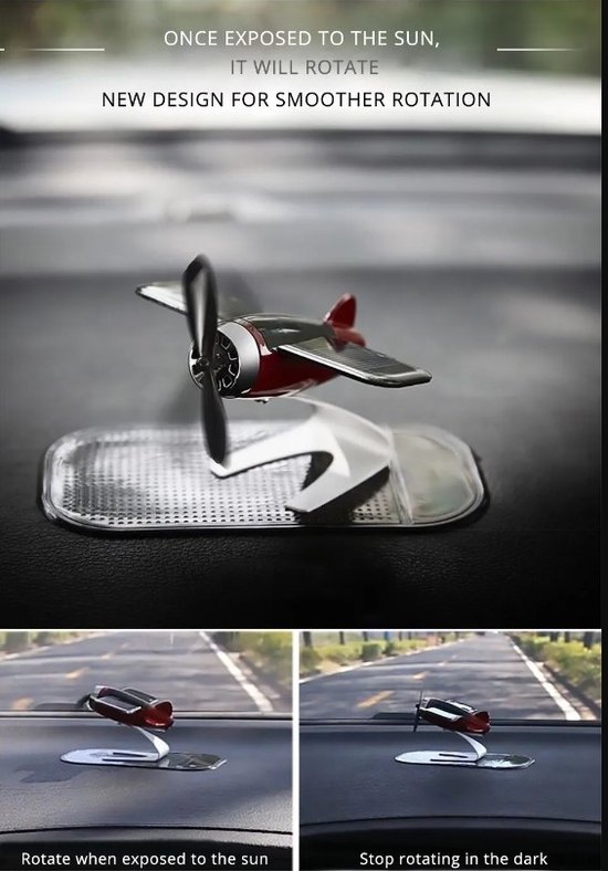 ZHOUBA grappige zonne-energie dansen auto decor zonne-energie dansen bloem flip flop bladeren auto display dashboard speelgoed cadeau - rood
