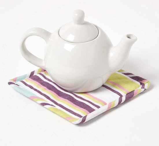 Homescapes dessous de pot manique uni violet