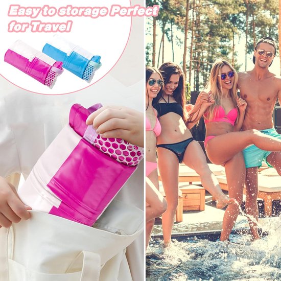Opblaasbaar Pool Float Ligbed Met Drinkhouder - Comfortabele Zwemligstoel Voor Zwembad, Meer En Tuin