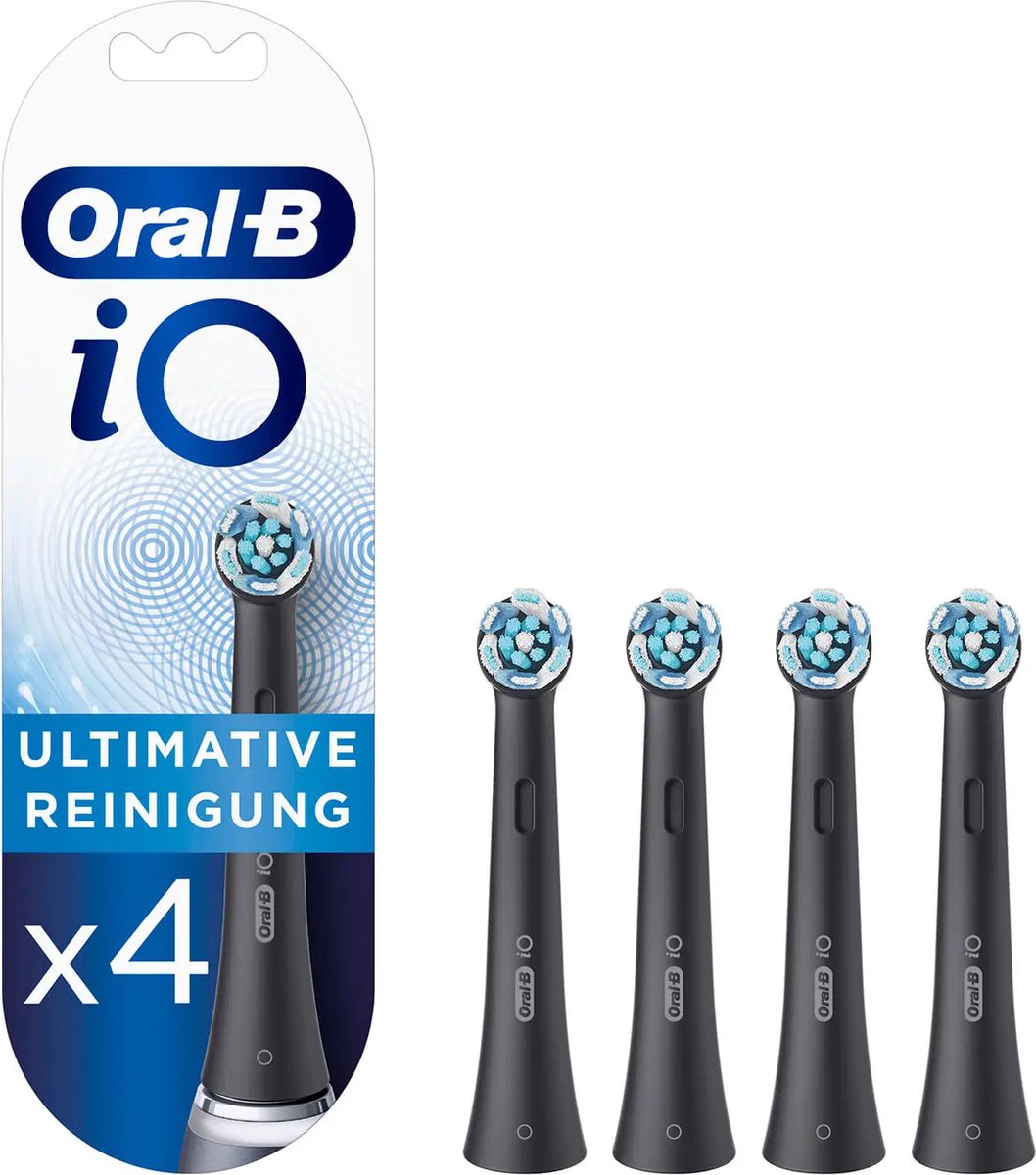 Braun oral-b io opzetborstels ultimative reiniging 4 st bk ffu