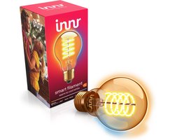 Innr E27 filament lamp - geschikt voor Philips Hue - Zigbee - LED smart bulb - warmwit tot koelwit licht - slimme verlichting - dimbaar - 610 lumen - 1 pack