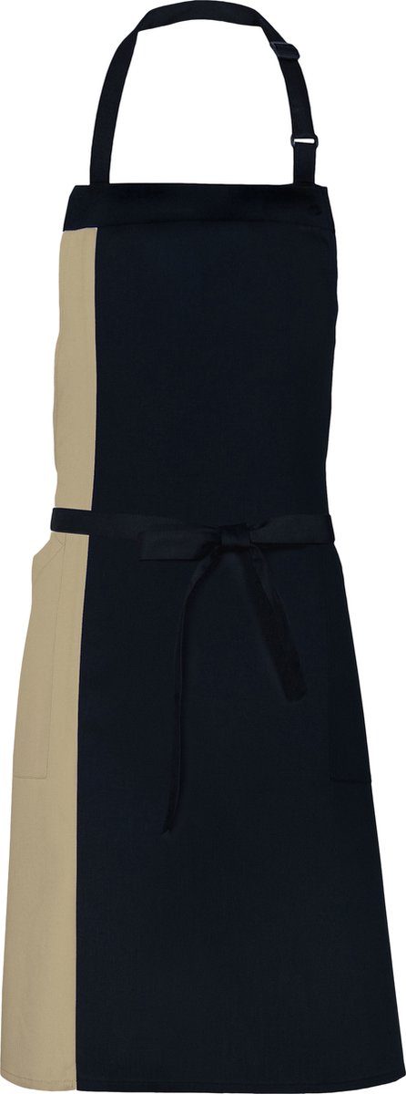 Duo schort - Khaki - 85 x 72 cm - Link Kitchen Wear