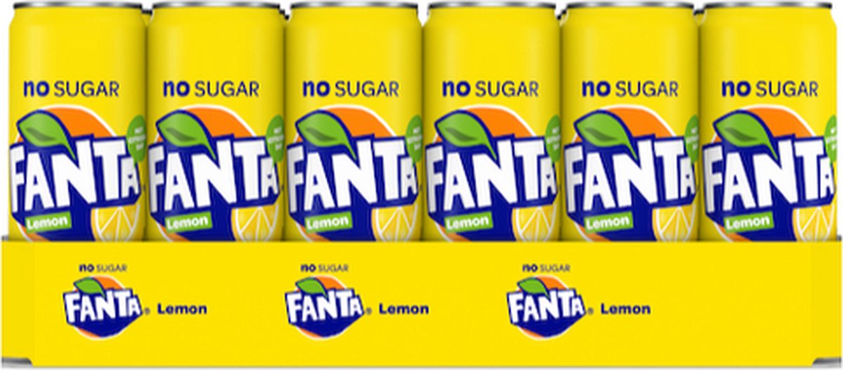 Tray Fanta lemon zero - 24 x 330 ml