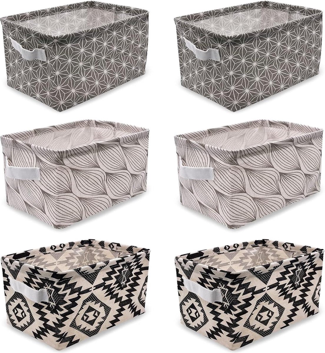 Opbergmand Linnen Waterdichte Opbergdozen Handgrepen Opvouwbaar Commode Organizers Laden Speelgoed Cosmetica Opbergbox - Opbergdoos