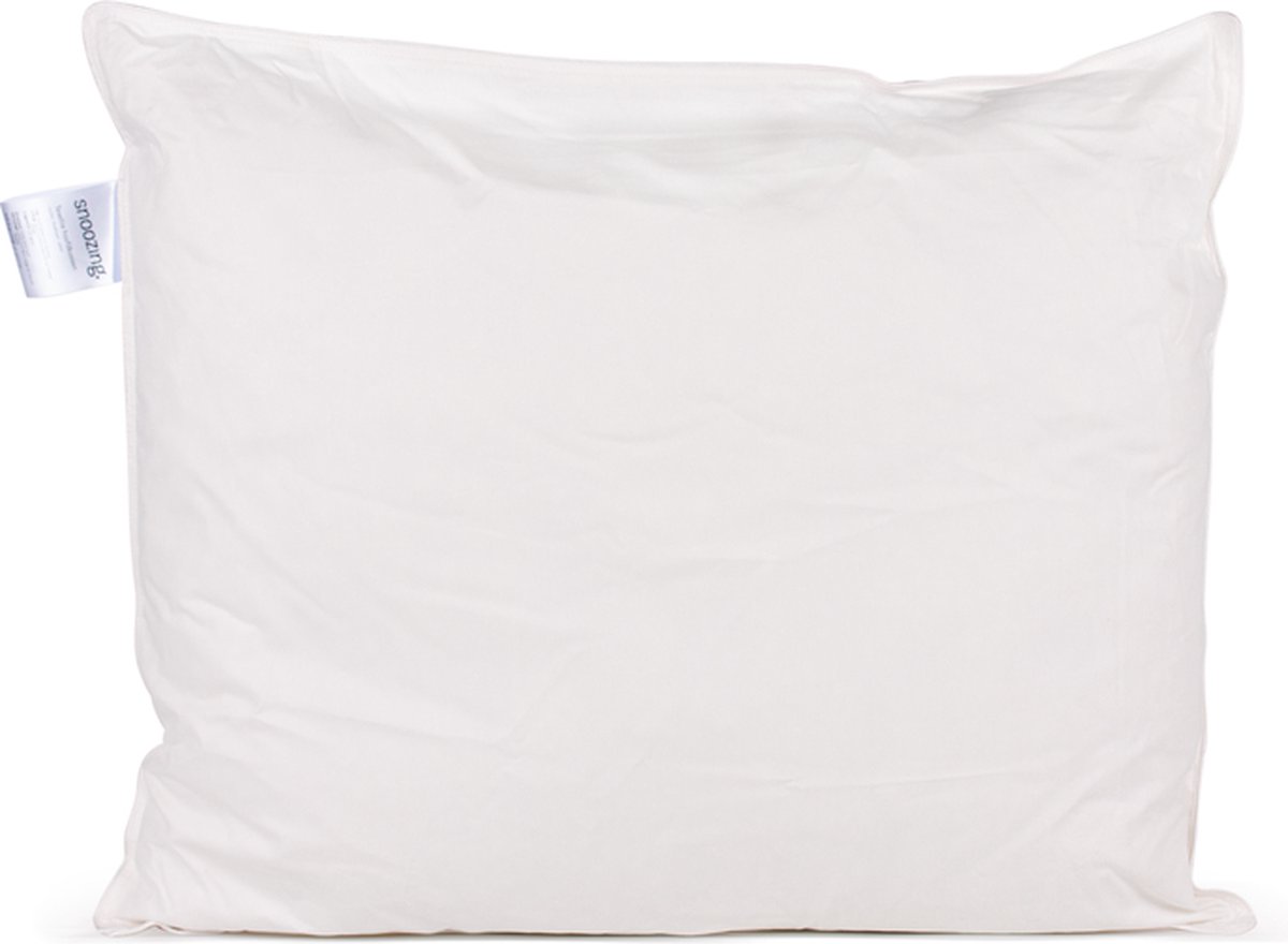 Snoozing Texelite Hoofdkussen - Wol - Medium - 60x70 cm - Wit