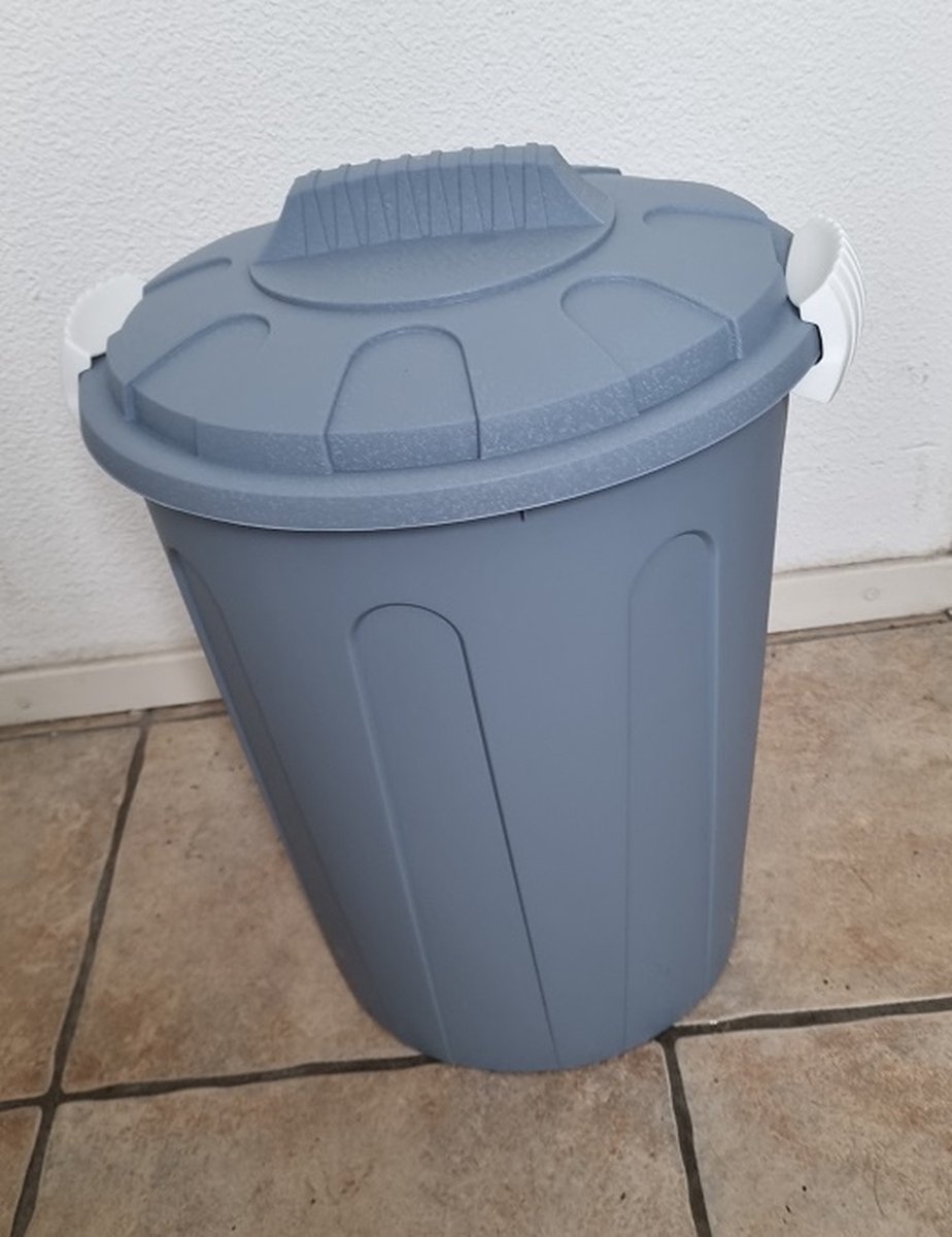 Goedkoopste MaxiTon afvalemmer afvalbak met deksel 40 liter polypropyleen blauw