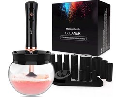 BOTC Make Up Kwasten Reiniger - Elektrische - Make-up Borstel Reiniger - Brush Cleaner - Zwart