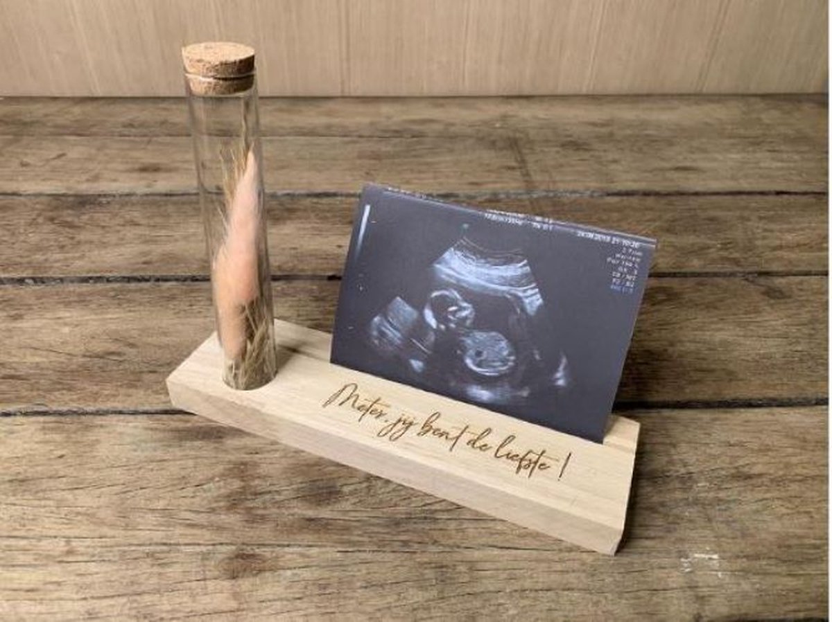 Dotti memory shelf met proefbuis "Meter,jij bent de liefste"